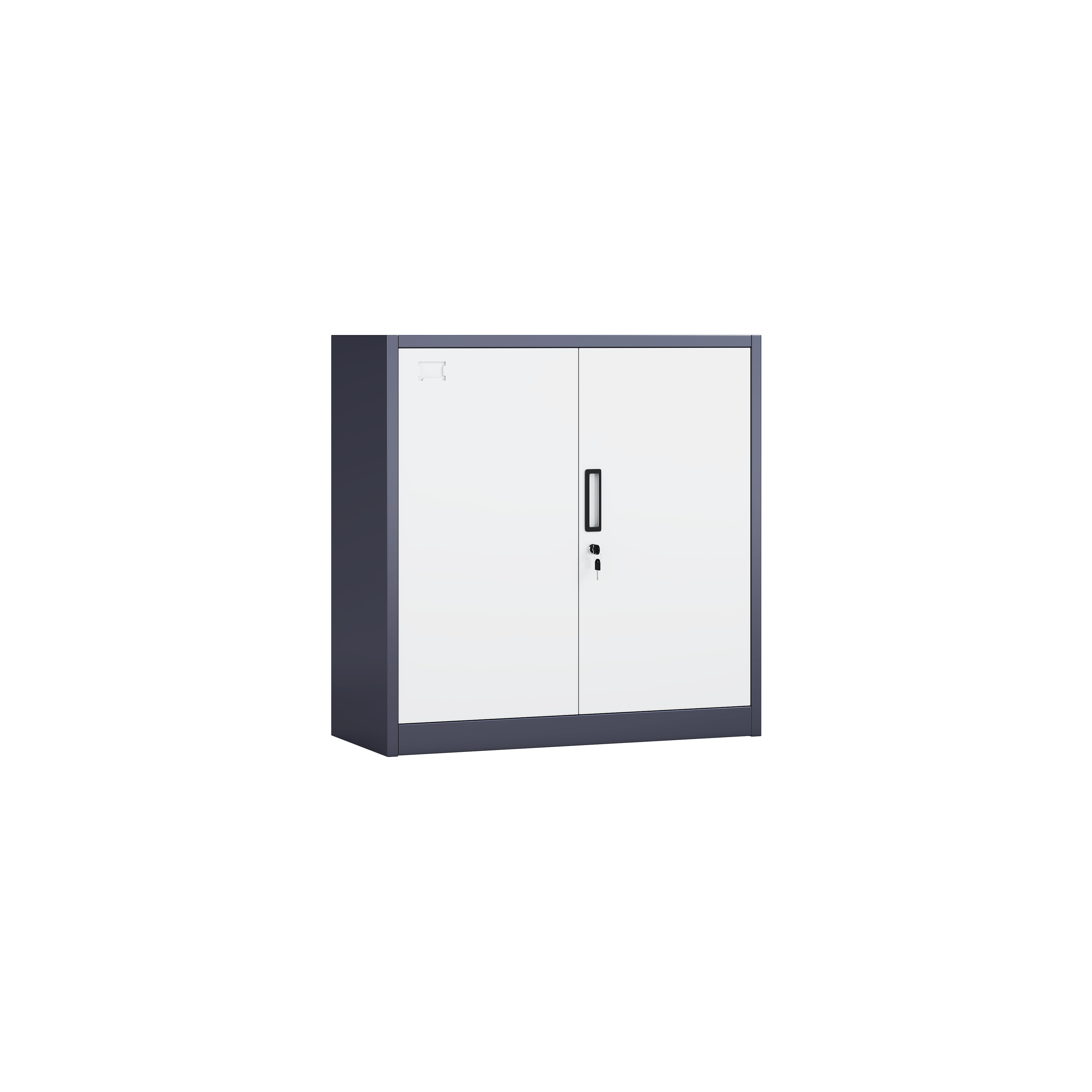 Steel Storage Filing Cabinet with Double Doors and Security Lock