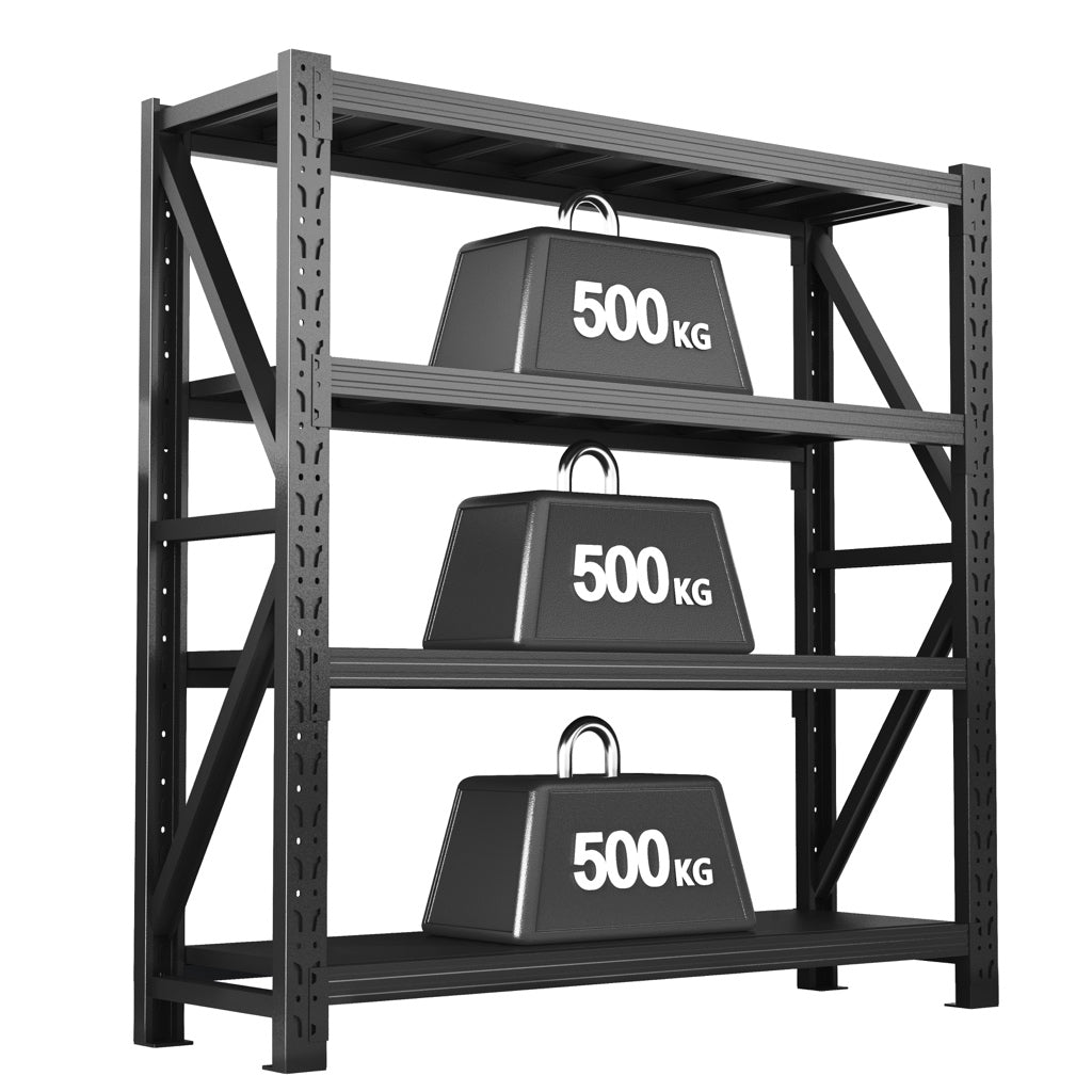 Premium Heavy-Duty Steel Storage Rack | Modular Industrial Shelving Unit (Customizable Size & Color) | Starter & Add-On System