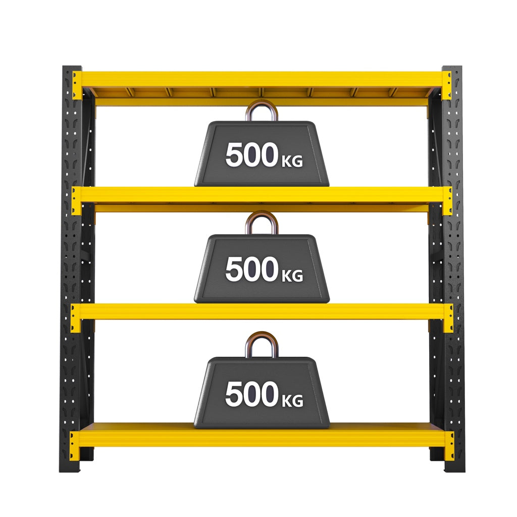 Heavy-Duty Industrial Steel Shelving Unit | 500KG Load Capacity | Modular & Fully Customizable Warehouse Storage Rack