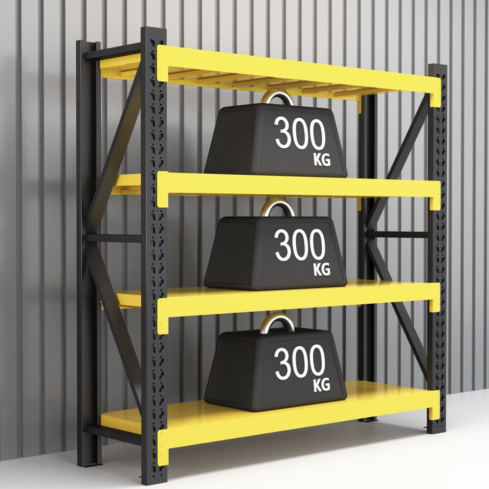 Heavy-Duty Industrial Steel Shelving Unit | 500KG Load Capacity | Modular & Fully Customizable Warehouse Storage Rack