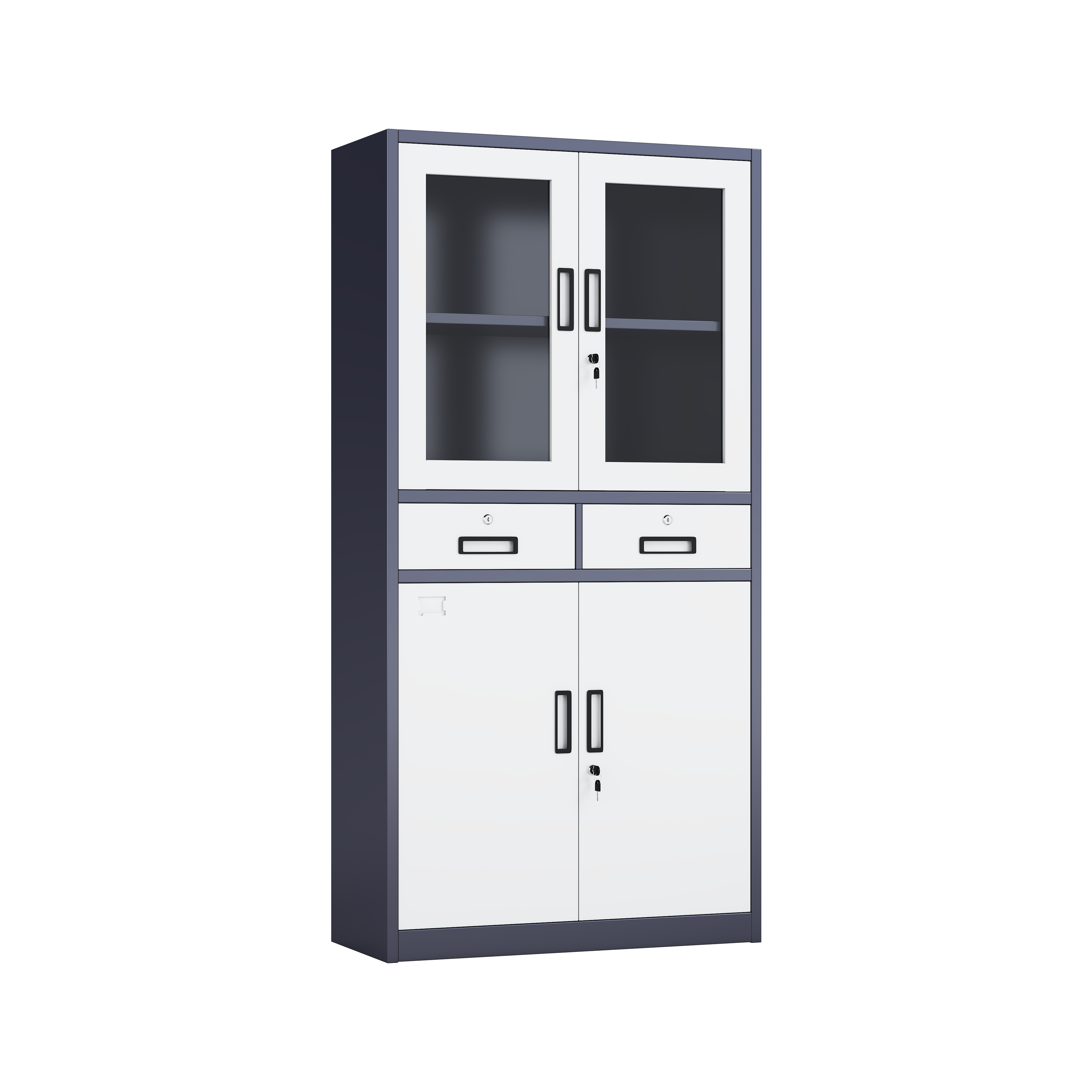 Multi-Functional Lockable Filing Cabinet with Display Top & Filing Drawers